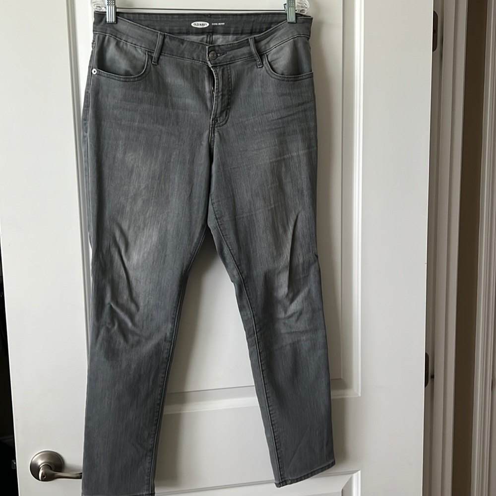 Old Navy Super Skinny Gray Jeans